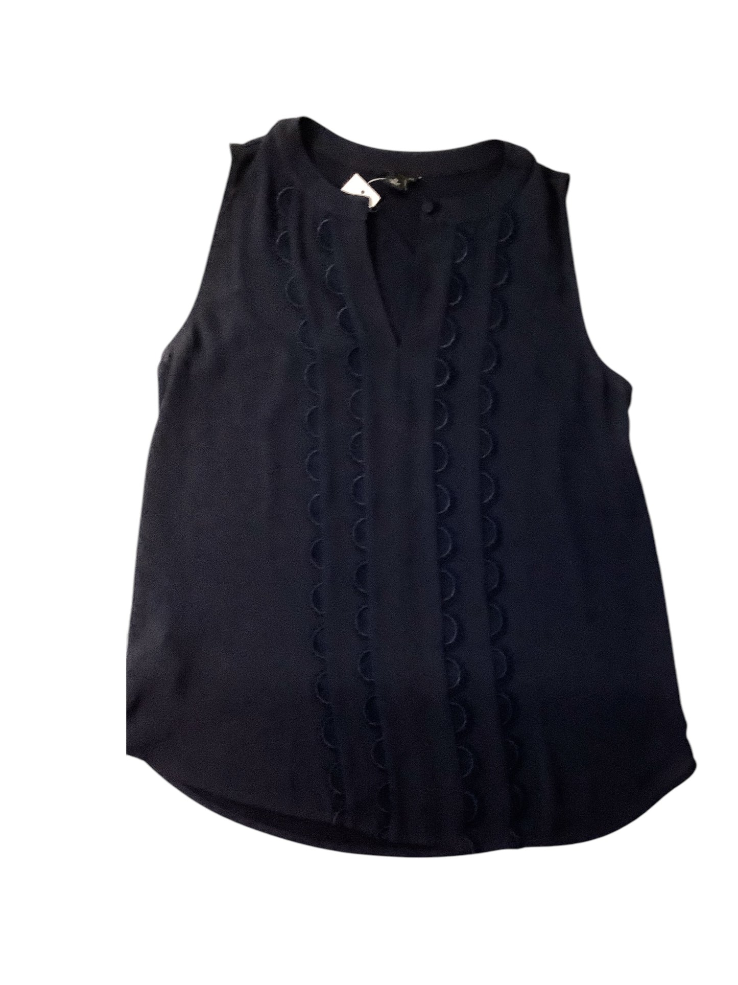 Top Sleeveless Basic By Ann Taylor In Navy, Size: Xs