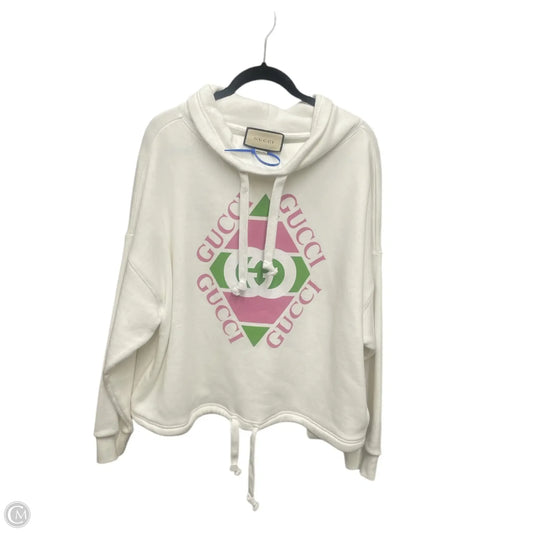 Sweatshirt Luxury Designer By Gucci In Cream, Size: S