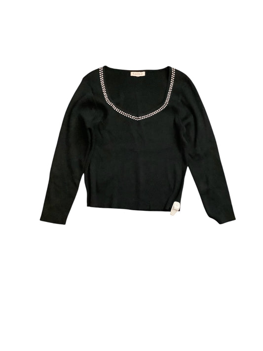 Top Long Sleeve By Nanette By Nanette Lepore In Black, Size: Xl