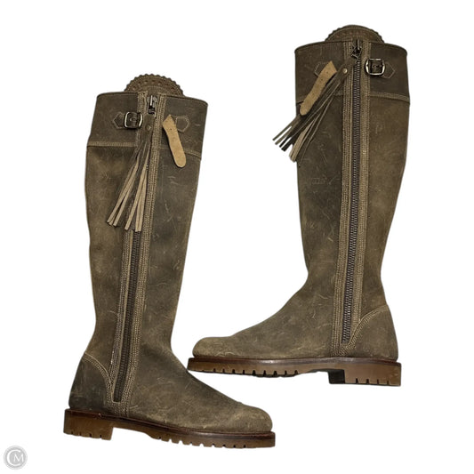 Boots Leather By Clothes Mentor In Brown