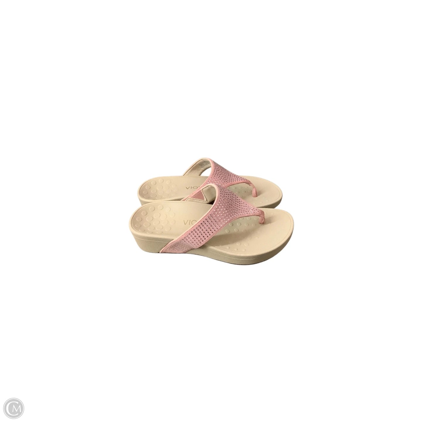 Sandals Flats By Vionic In Pink, Size: 7