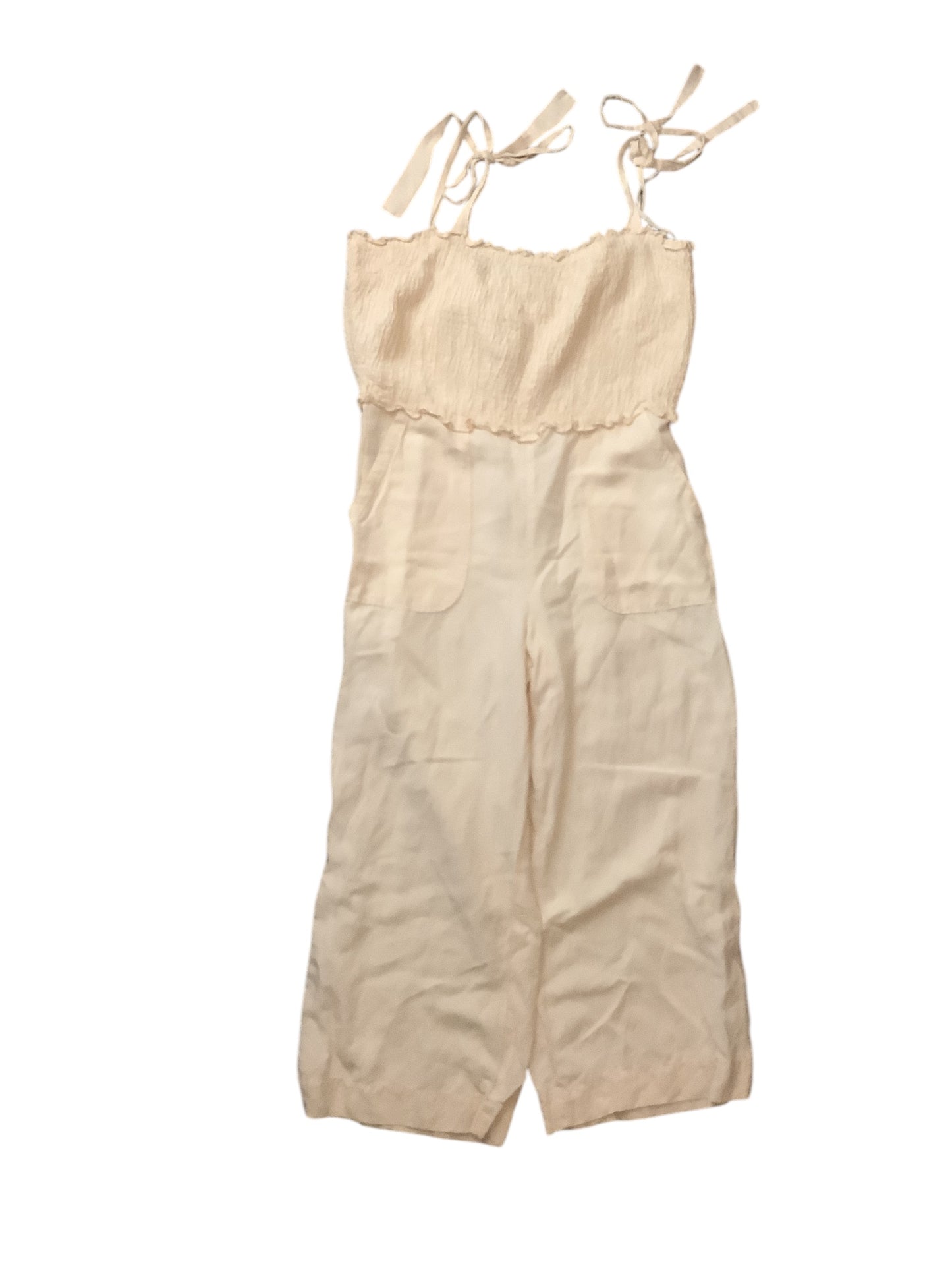 Jumpsuit By Rebecca Taylor In Cream, Size: 10