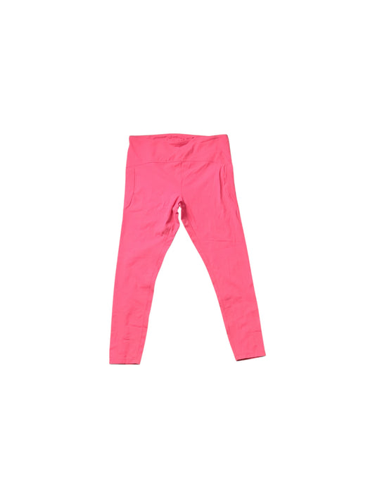 Athletic Leggings By Zella In Pink, Size: Xl