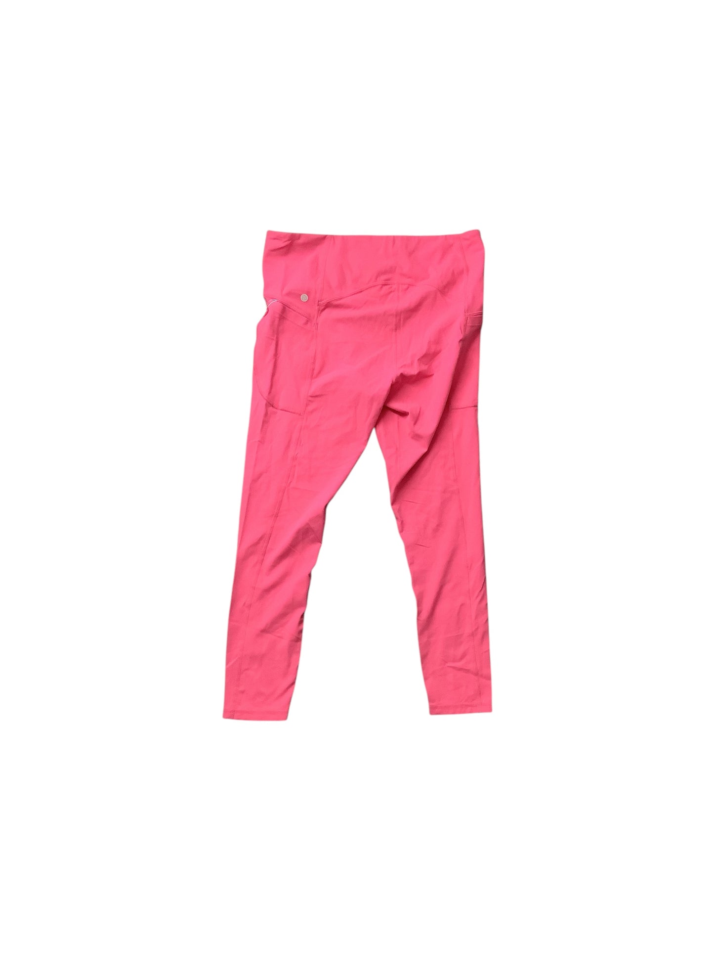 Athletic Leggings By Zella In Pink, Size: Xl