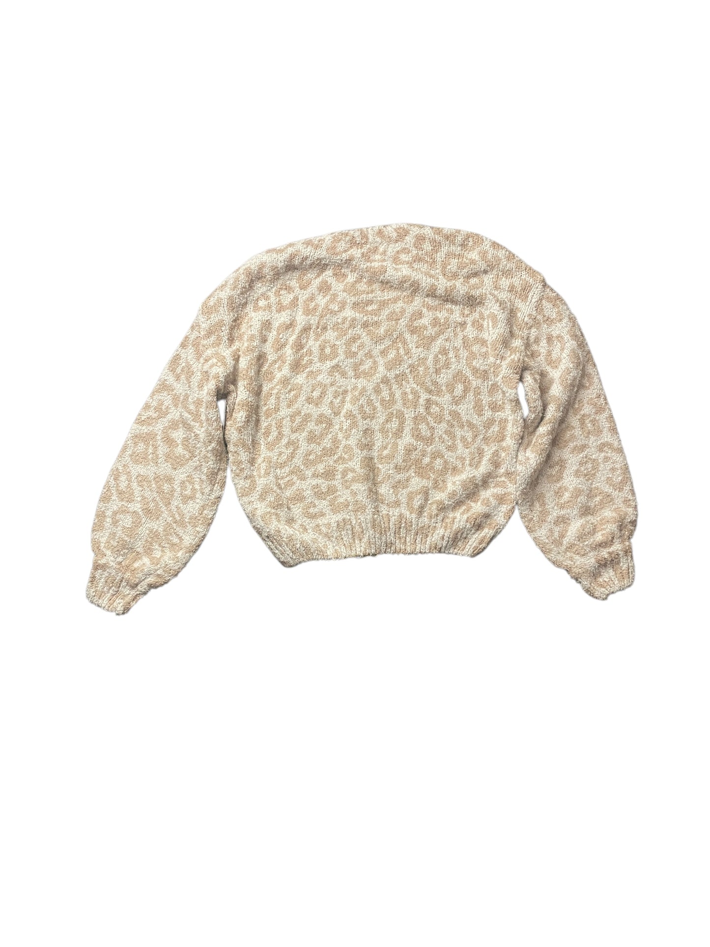 Sweater By Clothes Mentor In Tan, Size: L