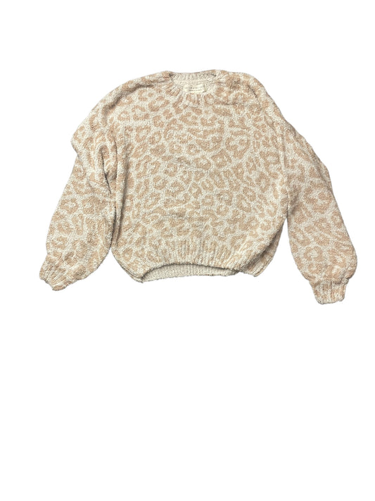 Sweater By Clothes Mentor In Tan, Size: L