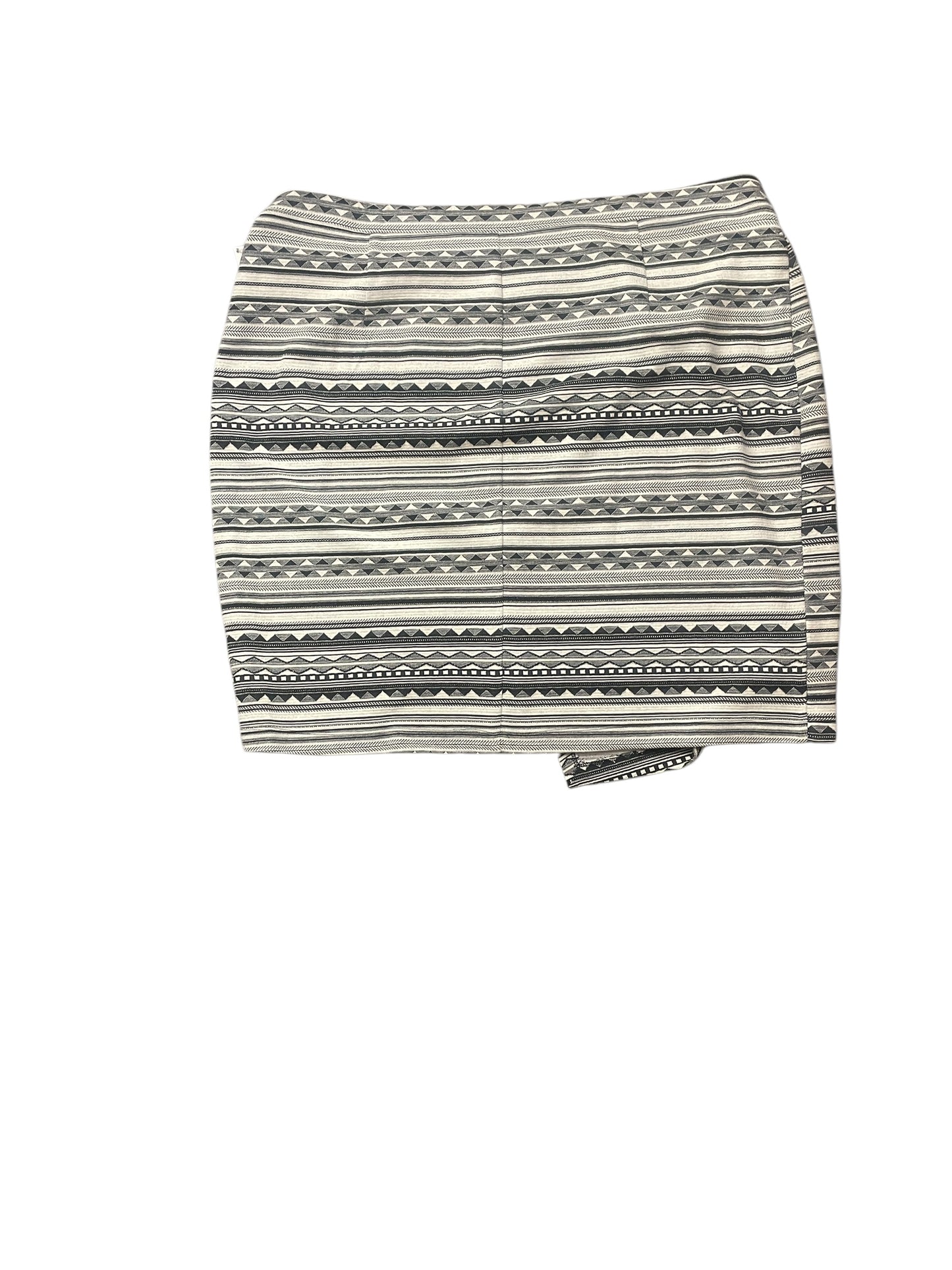 Skirt Midi By Dressbarn In Black & Cream, Size: 3x