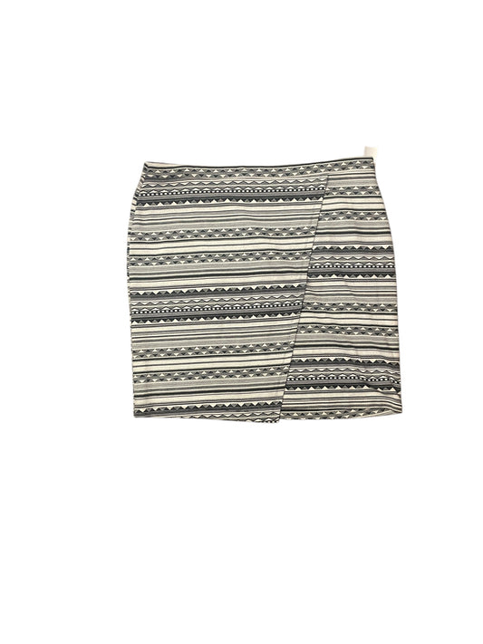 Skirt Midi By Dressbarn In Black & Cream, Size: 3x