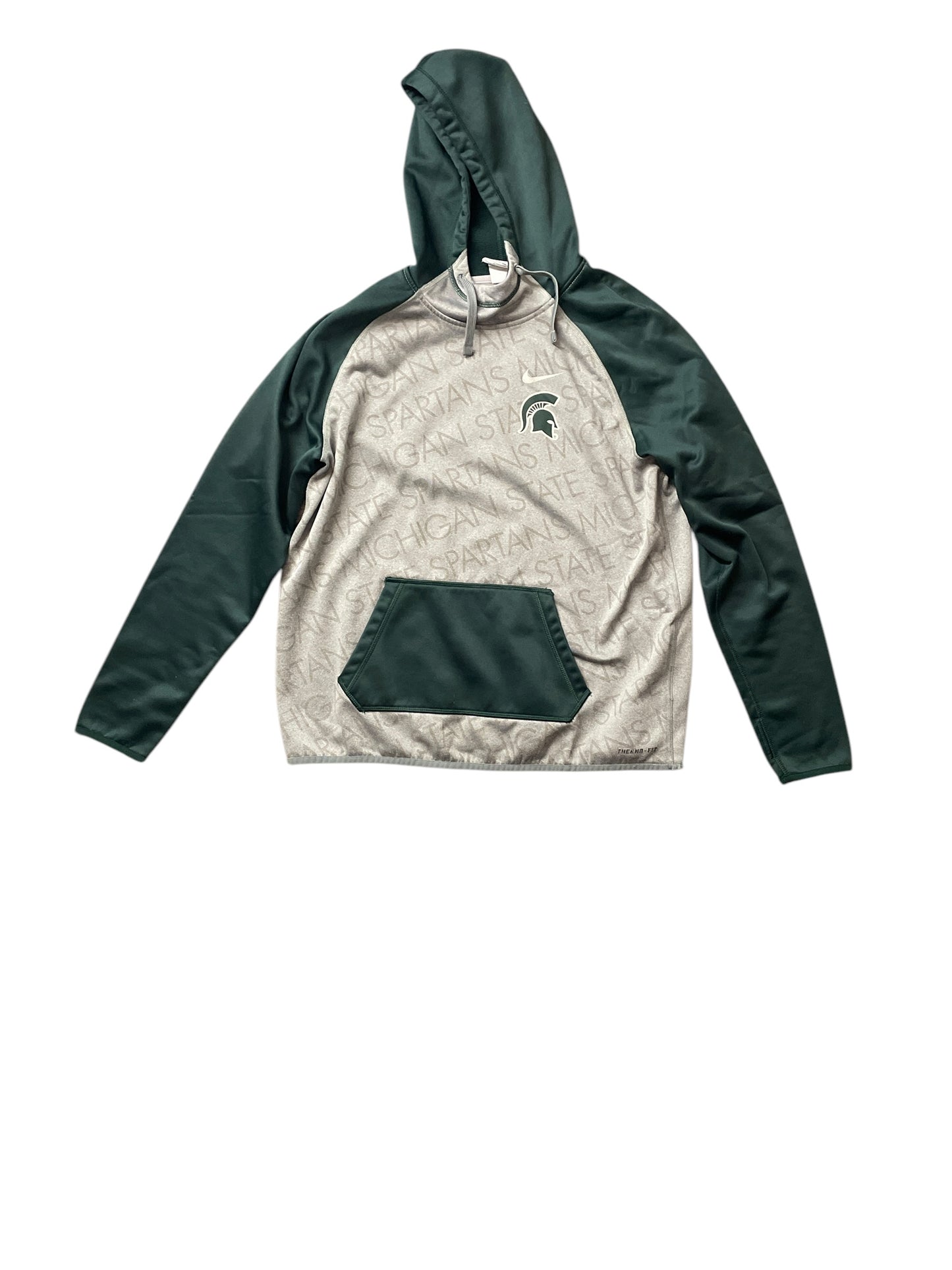 Sweatshirt Hoodie By Nike Apparel In Green, Size: L