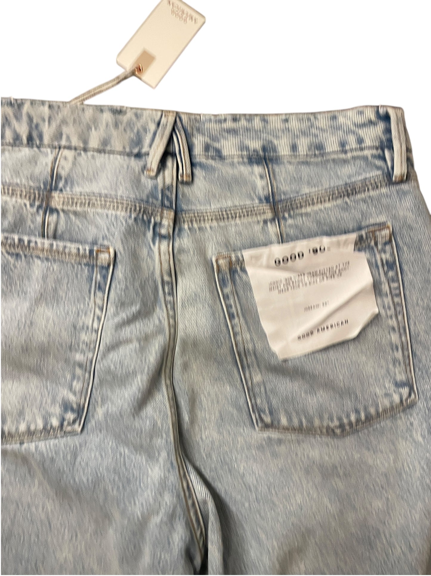 Jeans Straight By Good American In Blue, Size: 14