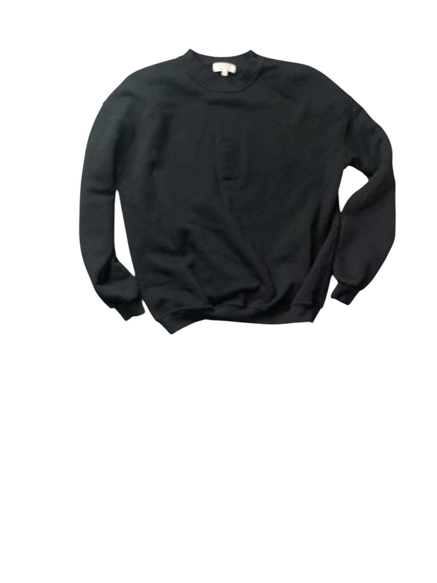 Sweatshirt Crewneck By Clothes Mentor In Black, Size: Osfm