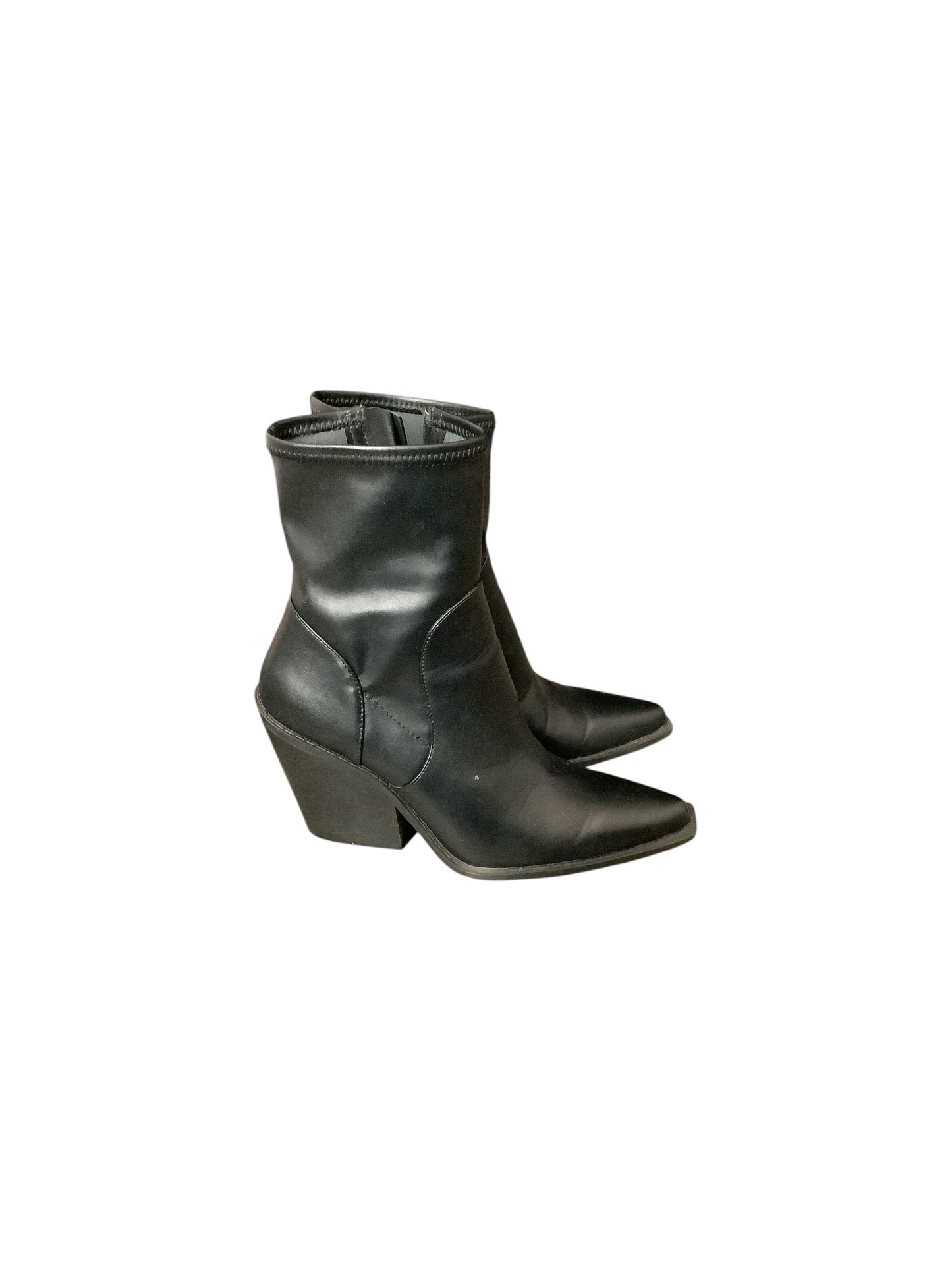 Boots Ankle Heels By Charles David In Black, Size: 9