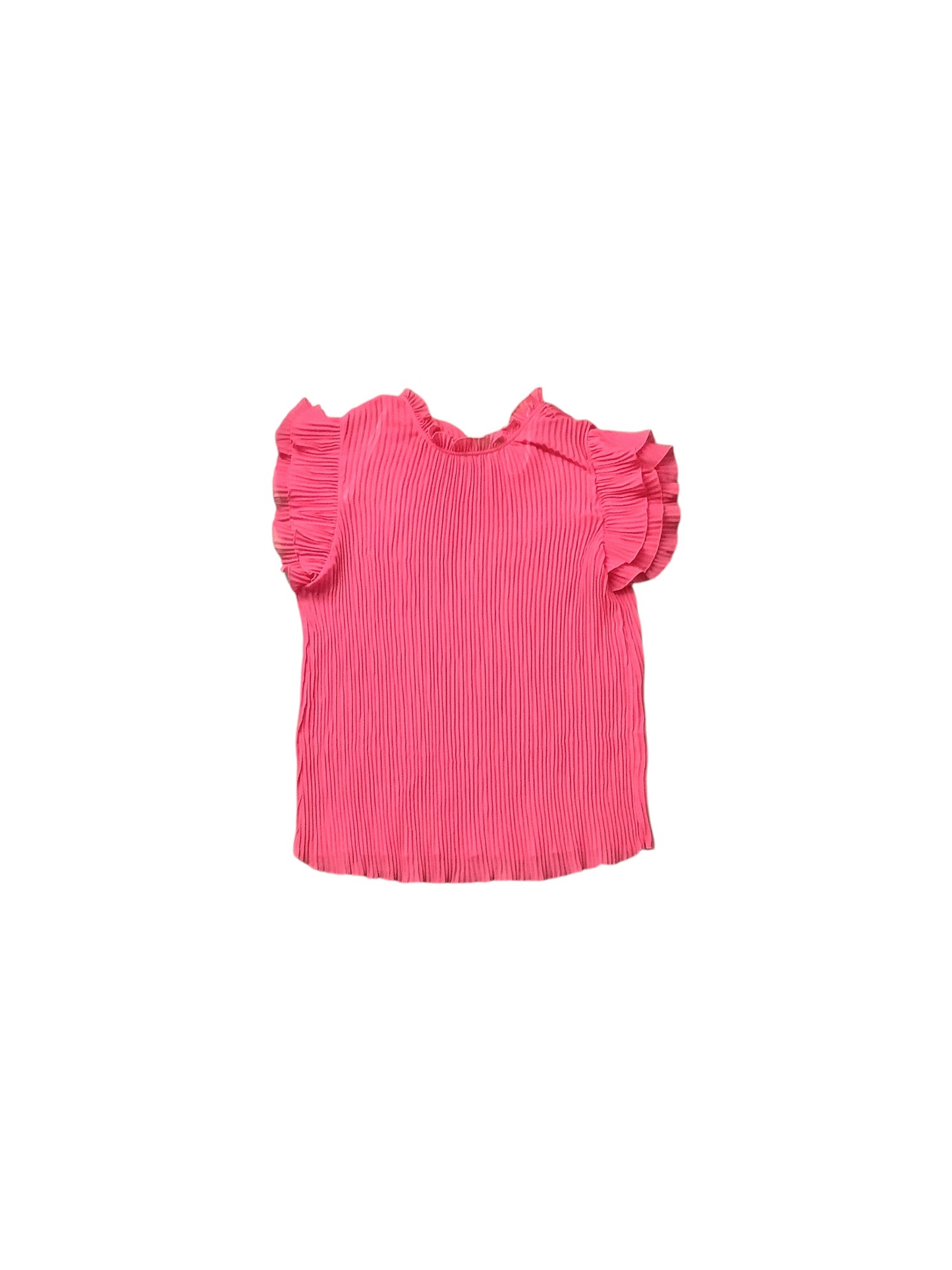 Top Short Sleeve Basic By City Chic In Pink, Size: 16