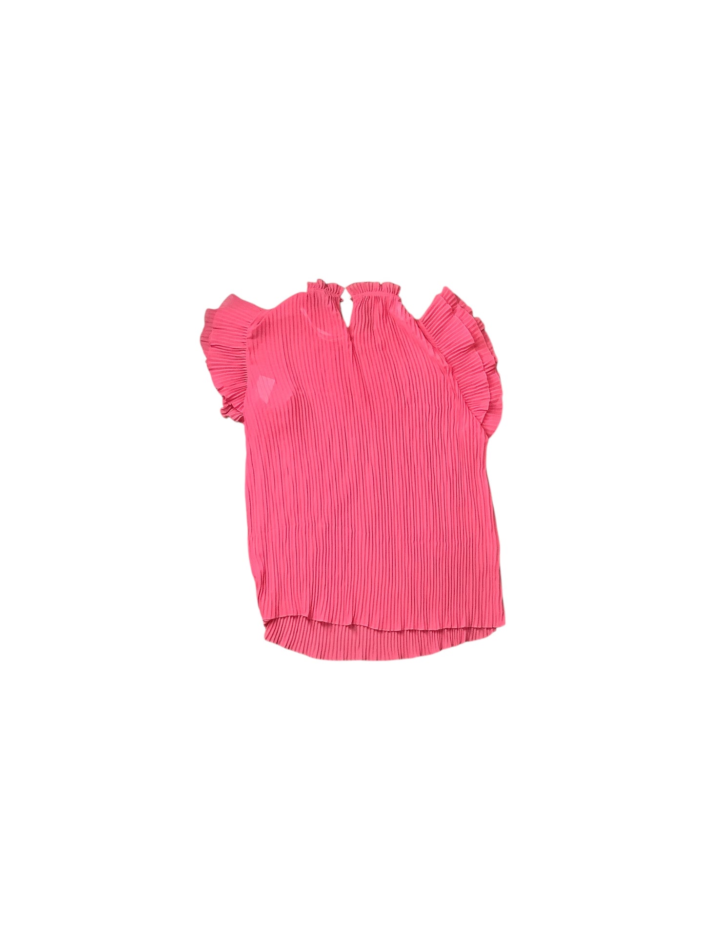 Top Short Sleeve Basic By City Chic In Pink, Size: 16