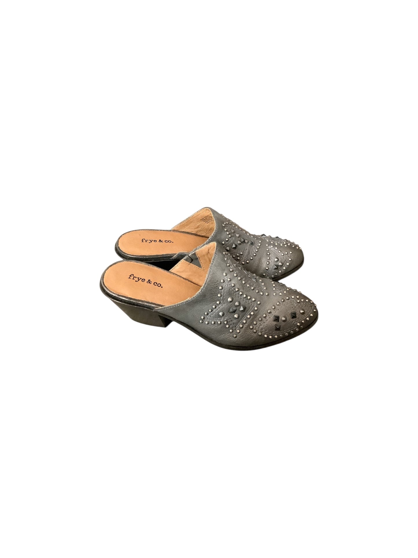 Shoes Heels Block By Frye In Grey, Size: 6.5