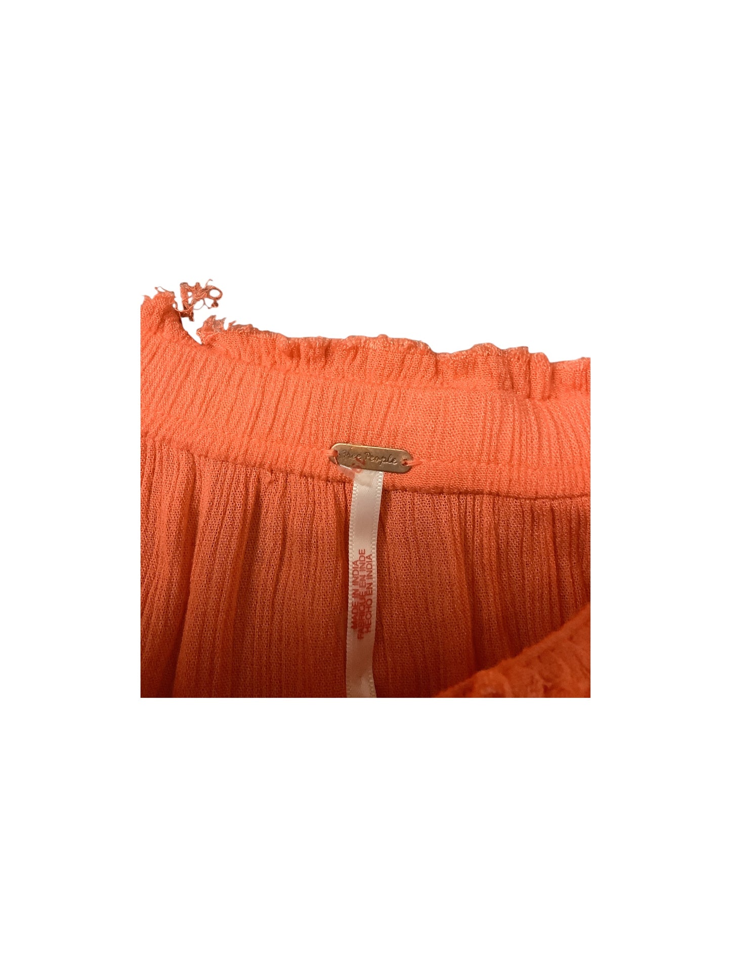 Skirt Maxi By Free People In Orange, Size: L