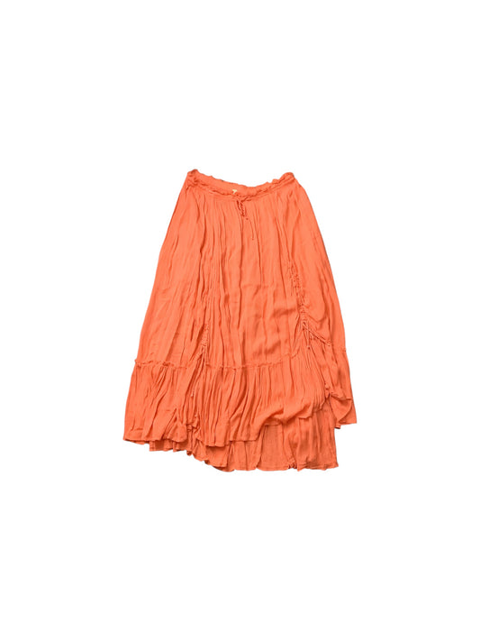 Skirt Maxi By Free People In Orange, Size: L