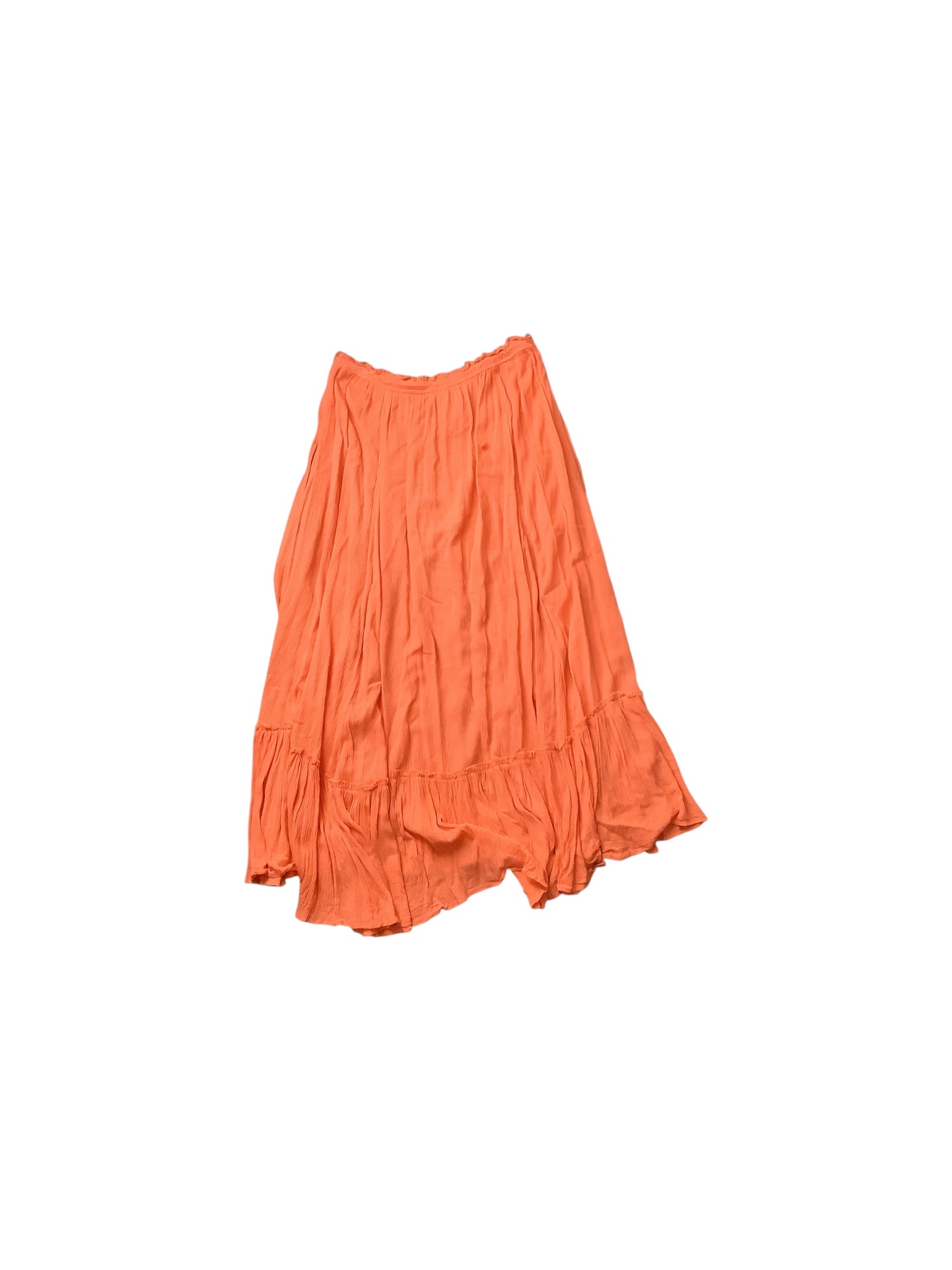 Skirt Maxi By Free People In Orange, Size: L