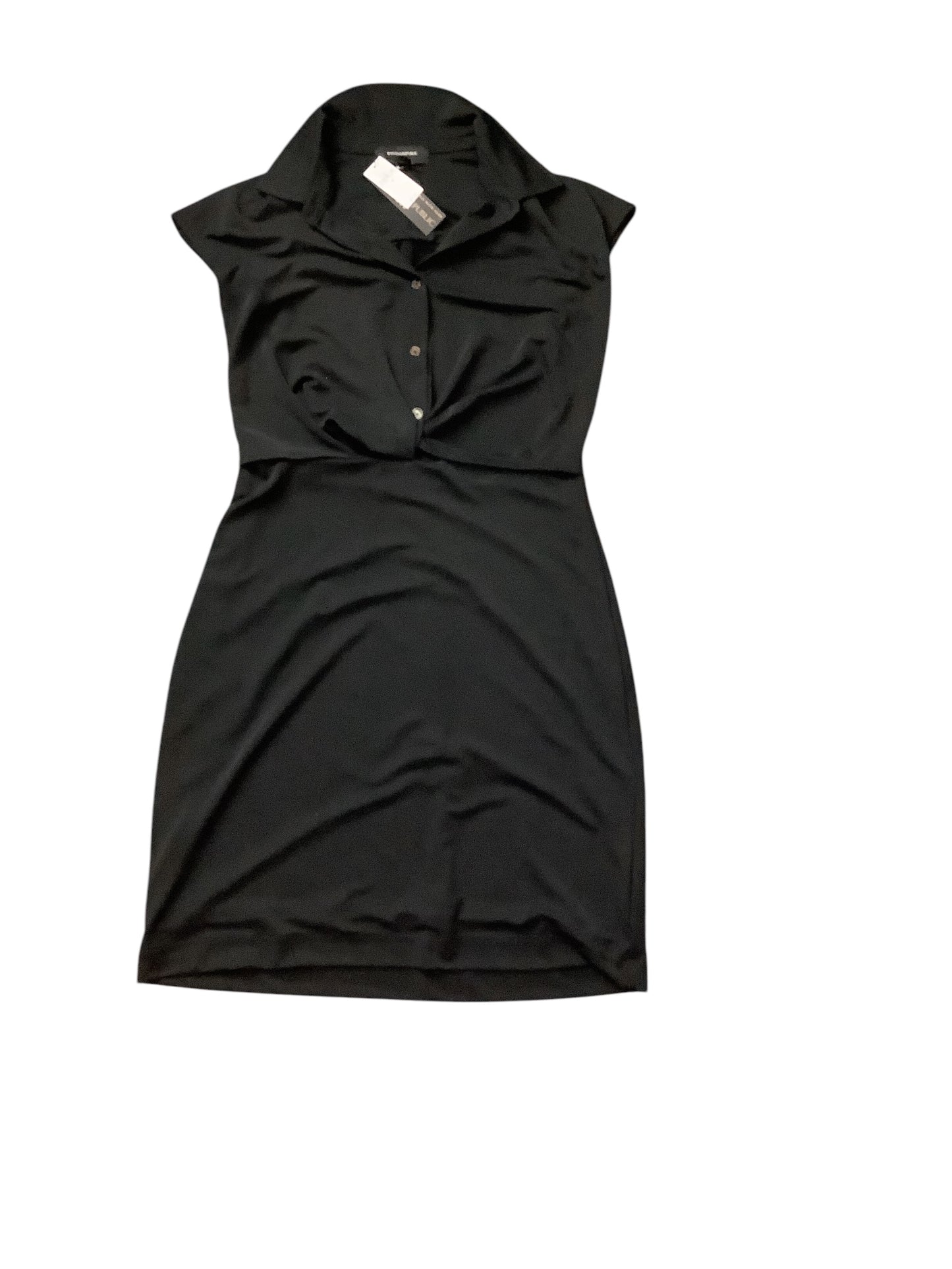 Dress Casual Midi By Banana Republic In Black, Size: M