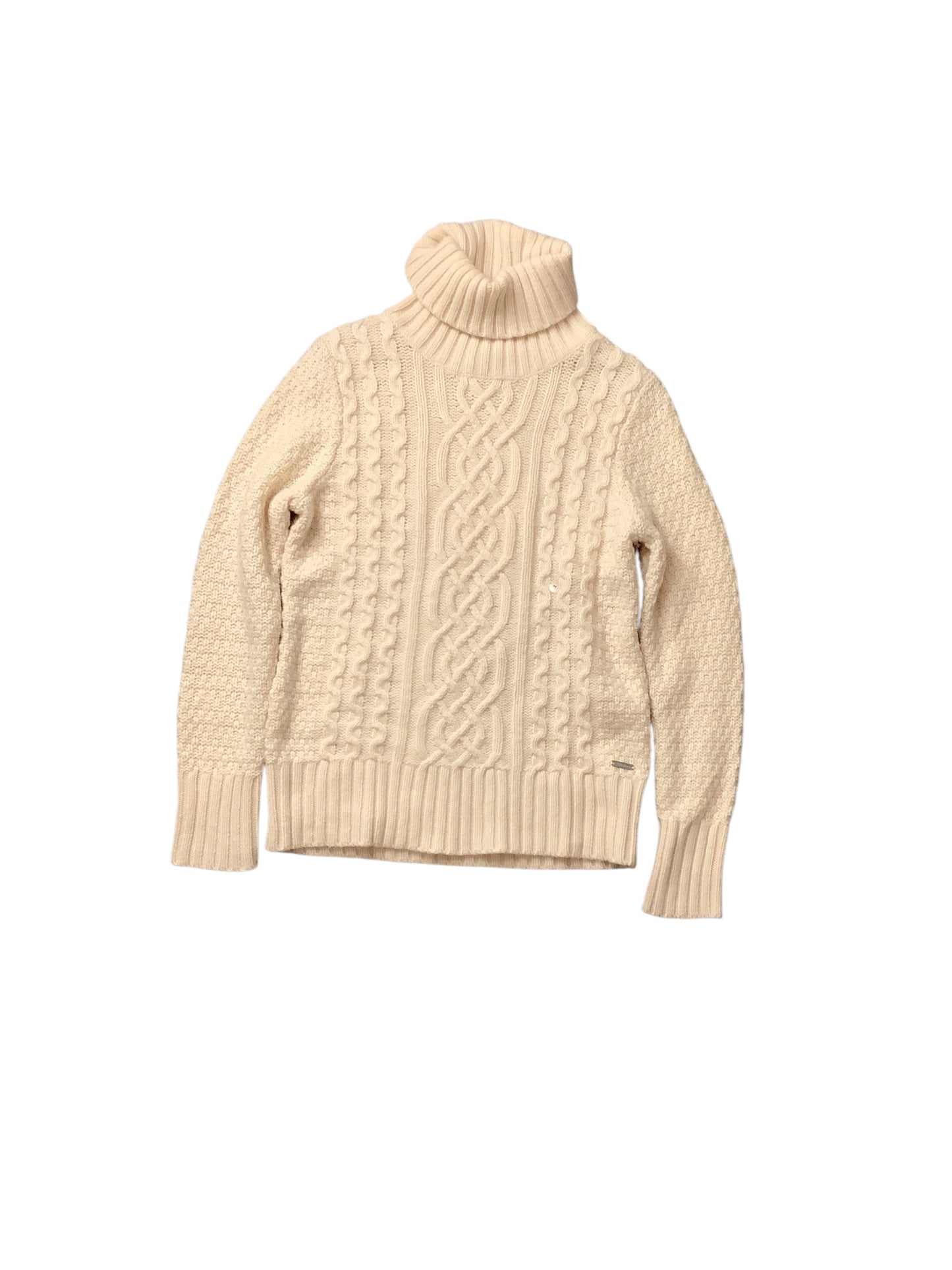 Sweater By Eddie Bauer In Cream, Size: M