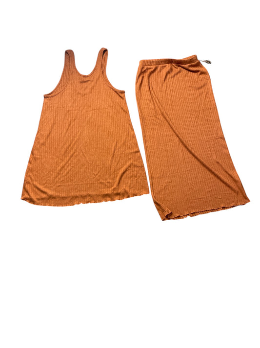 Skirt Set 2pc By Free People In Orange, Size: S