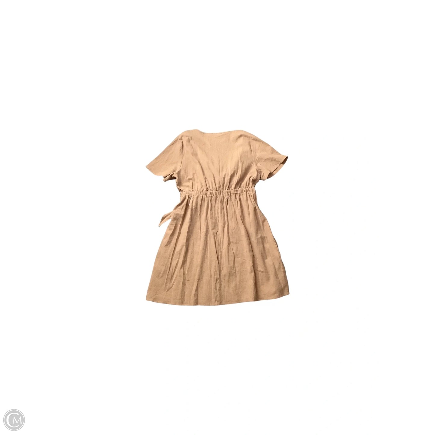 Dress Casual Midi By Shein In Tan, Size: Xxl