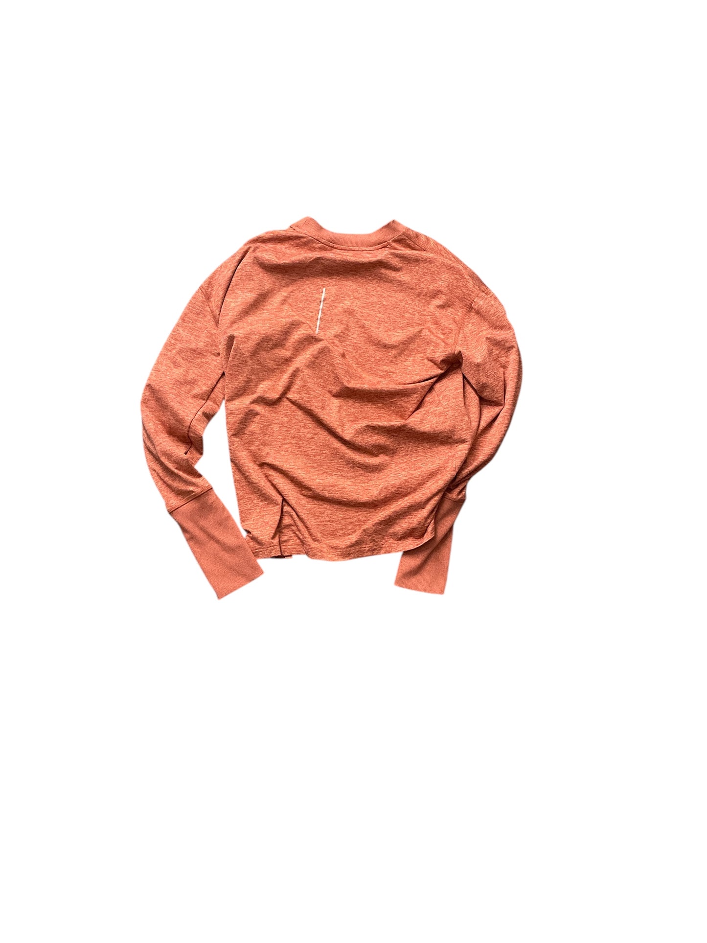 Top Long Sleeve Basic By Nike Apparel In Orange, Size: S