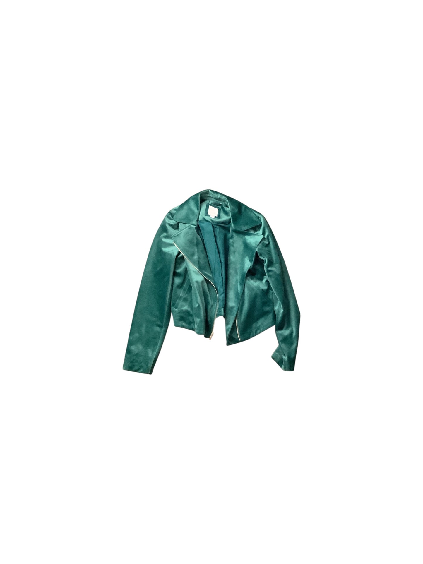 Jacket Moto By Lc Lauren Conrad In Green, Size: Xs