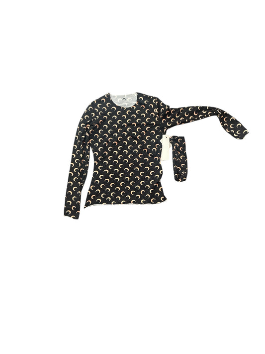 Top Long Sleeve Basic By Cma In Black, Size: M