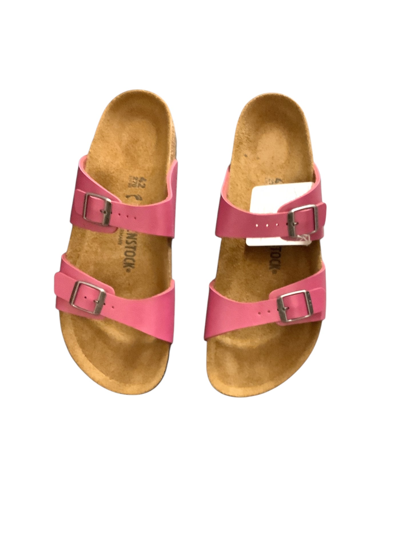 Sandals Flats By Birkenstock In Pink, Size: 11