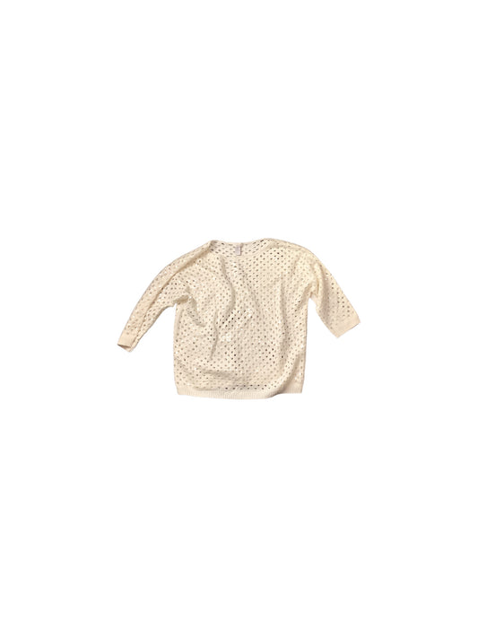 Sweater By Chicos In Cream, Size: L