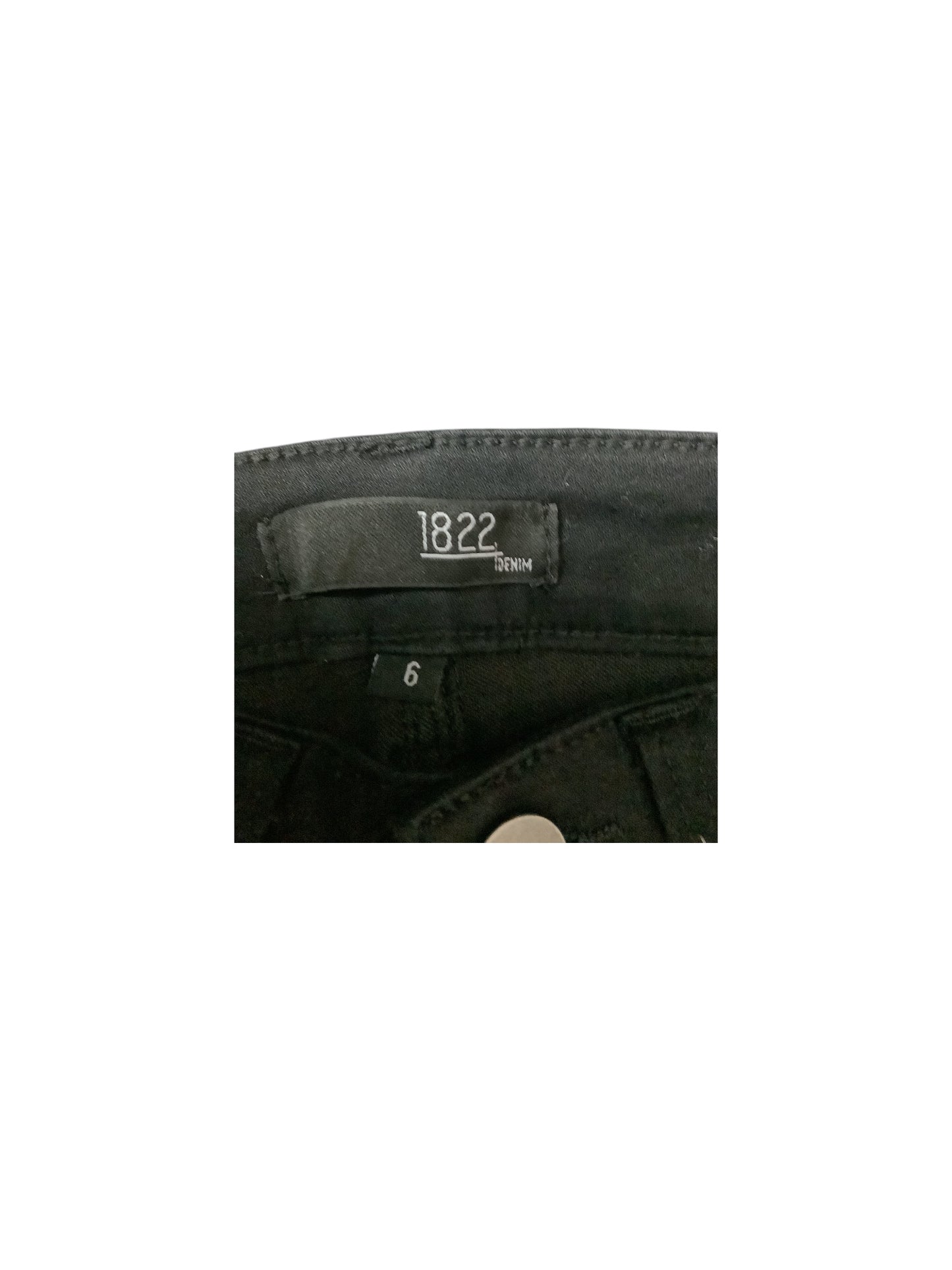 Jeans Skinny By 1822 Denim In Black, Size: 6