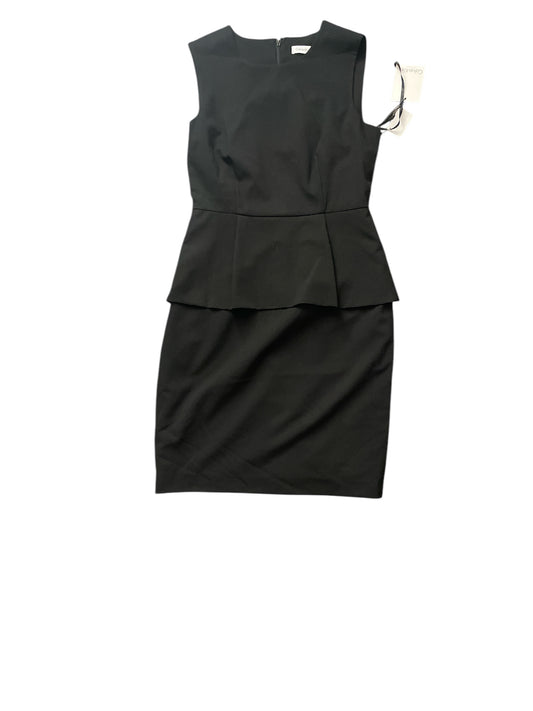 Dress Casual Midi By Calvin Klein In Black, Size: 6