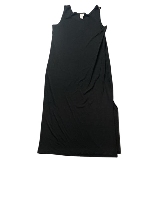 Dress Casual Maxi By Chicos In Black, Size: Sp