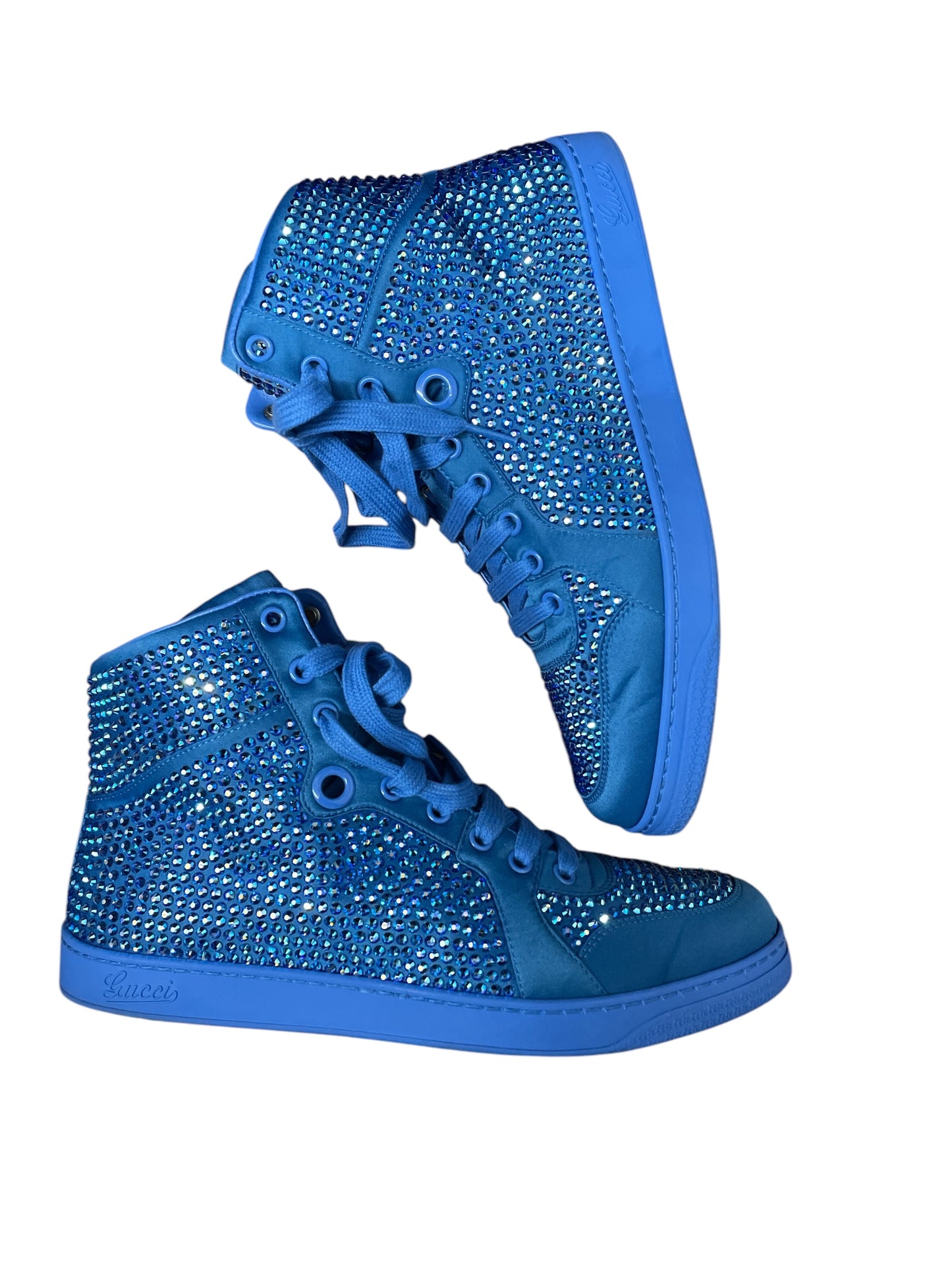 Shoes Luxury Designer By Gucci In Blue