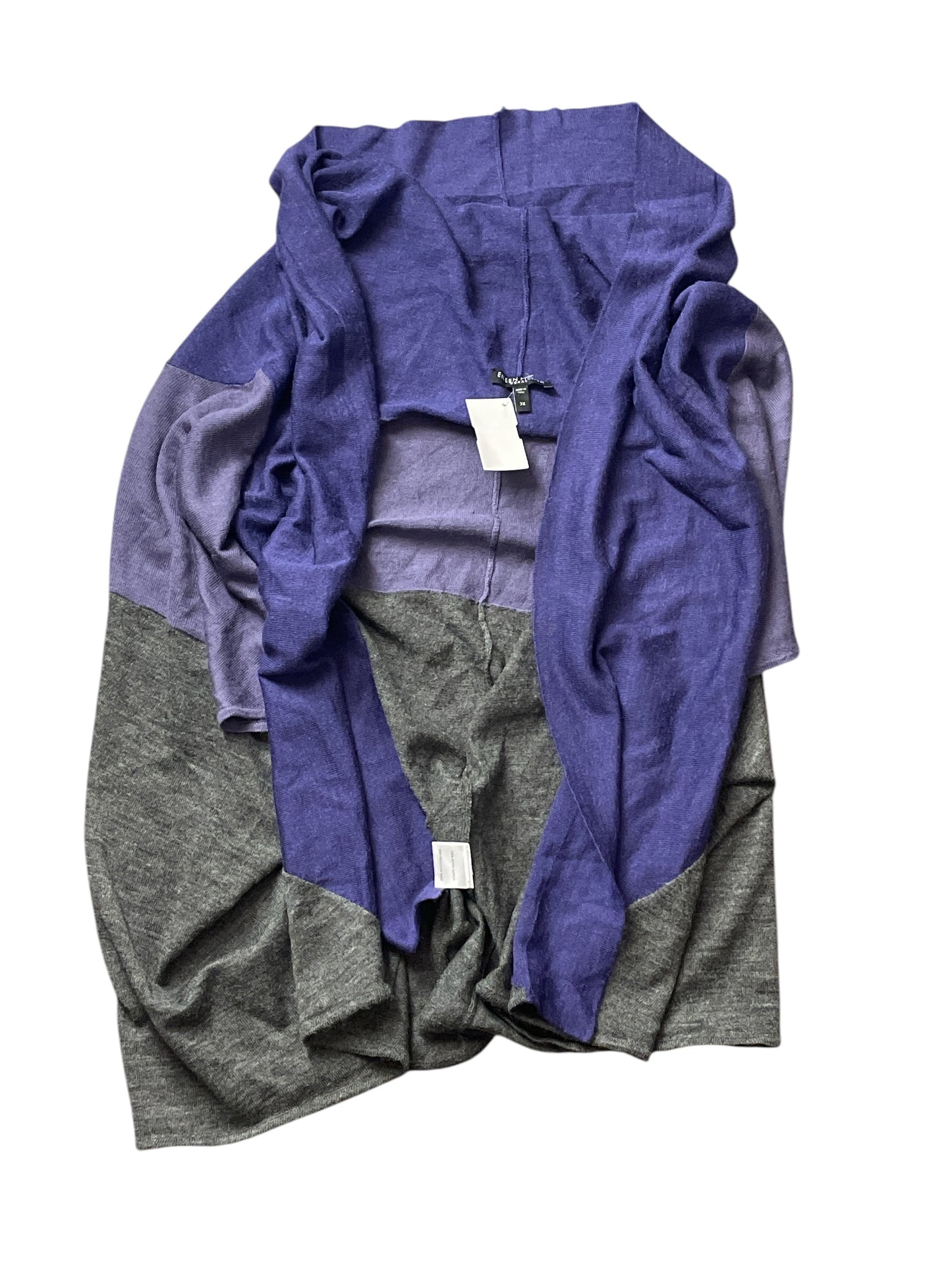 Cardigan By Eileen Fisher In Purple, Size: 3x