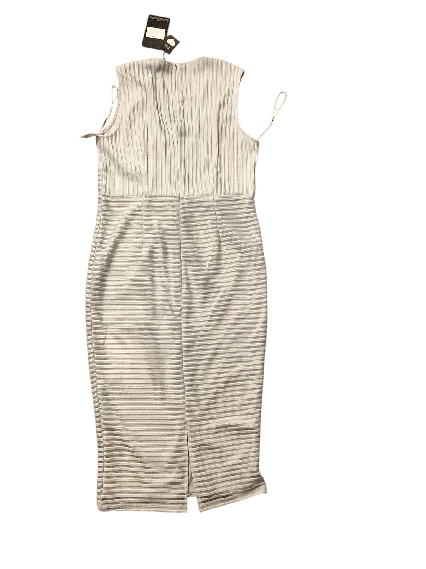 Dress Casual Maxi By Missguided In Grey, Size: 16