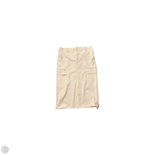 Skirt Maxi By Clothes Mentor In Cream, Size: Xl