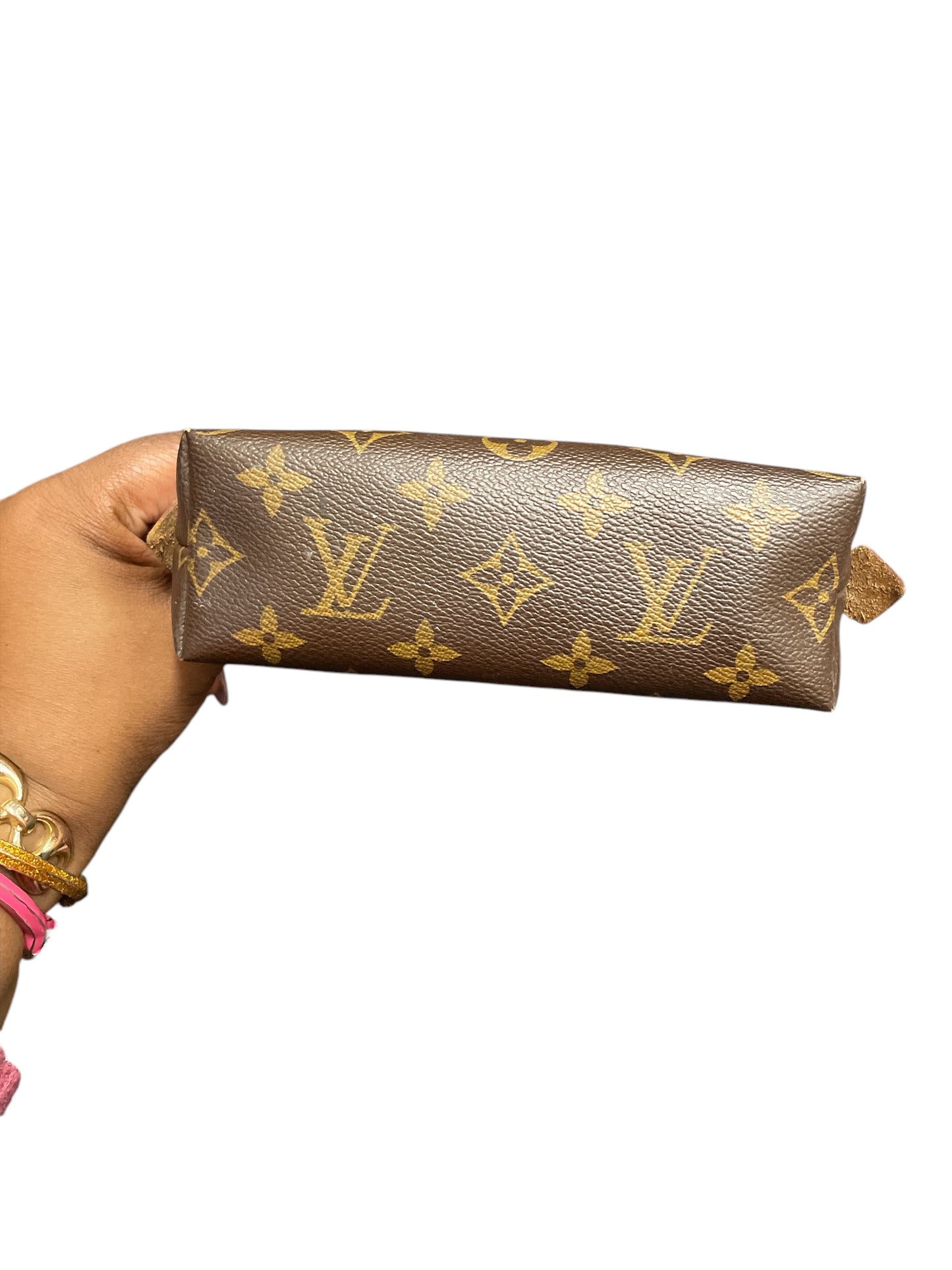 Makeup Bag Luxury Designer By Louis Vuitton, Size: Small