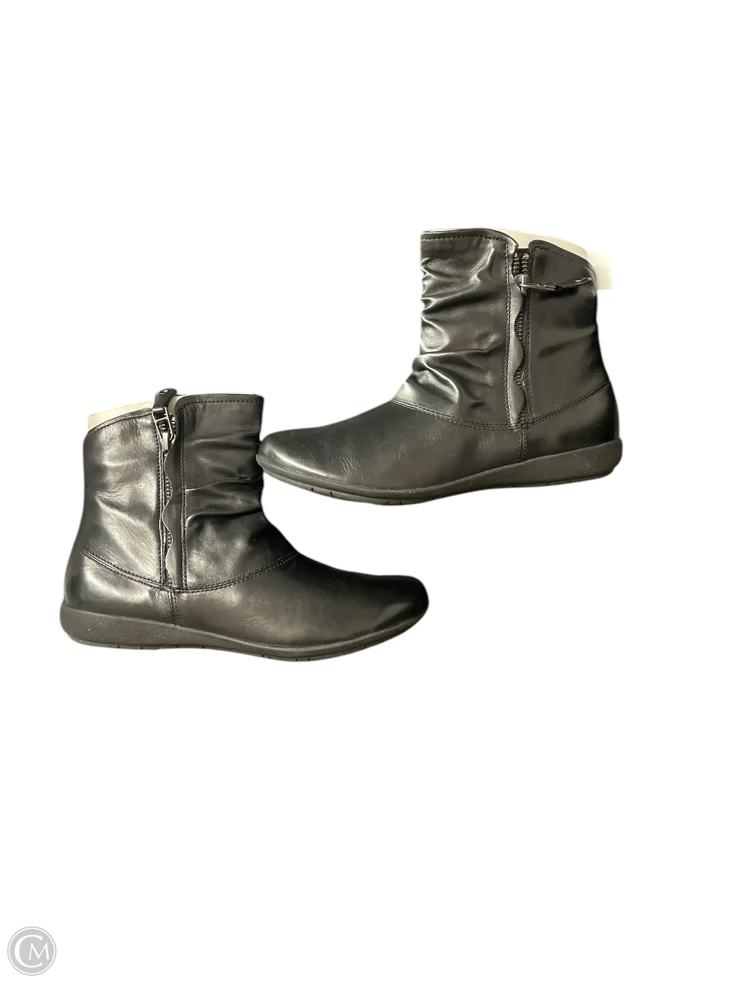 Boots Leather By Josef Seibel In Black, Size: 6