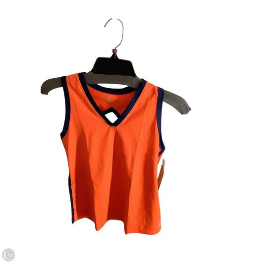 Top Sleeveless Basic By Clothes Mentor In Orange, Size: Xs