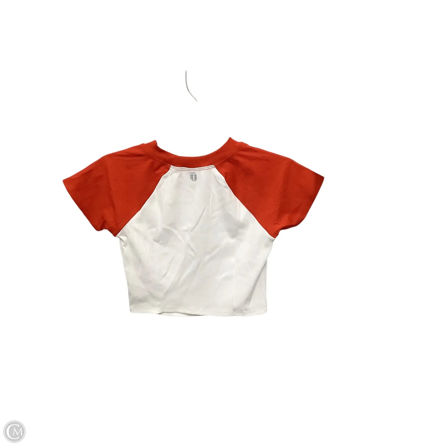 Top Short Sleeve Basic By Clothes Mentor In Red & White, Size: M