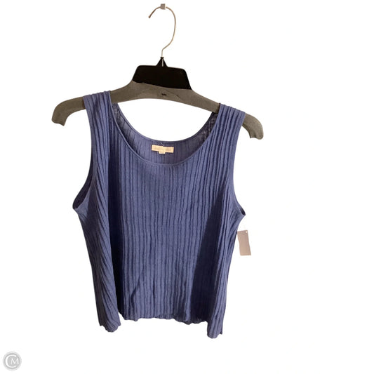 Top Sleeveless Basic By Eileen Fisher In Blue, Size: M