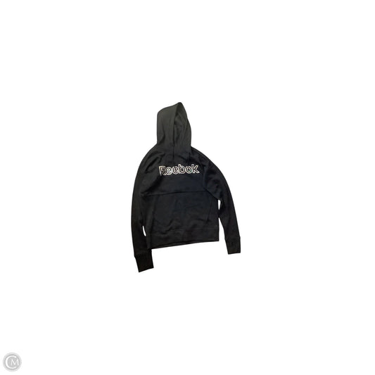 Sweatshirt Hoodie By Reebok In Black, Size: S