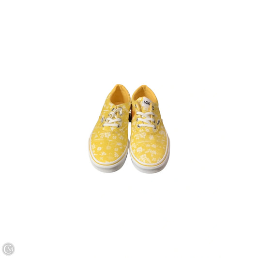 Shoes Sneakers By Vans In Yellow, Size: 6.5