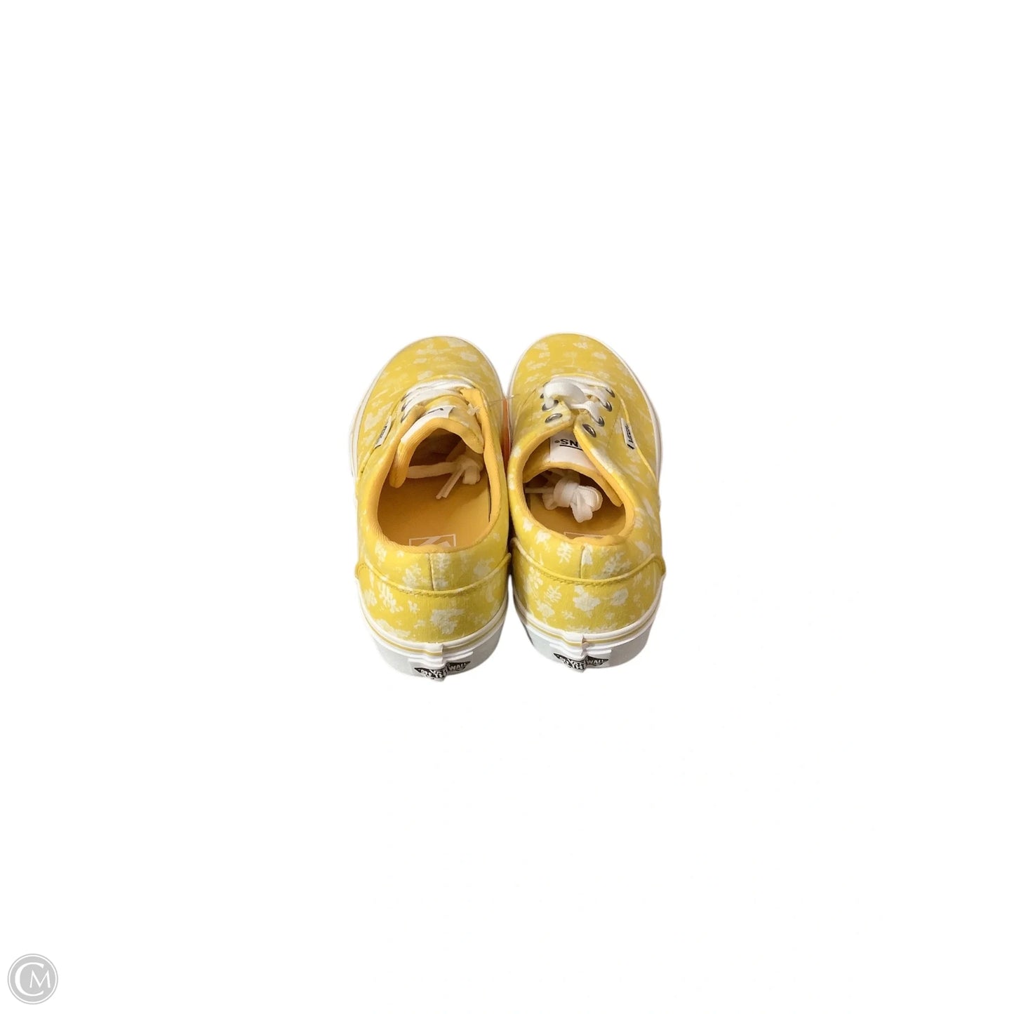 Shoes Sneakers By Vans In Yellow, Size: 6.5