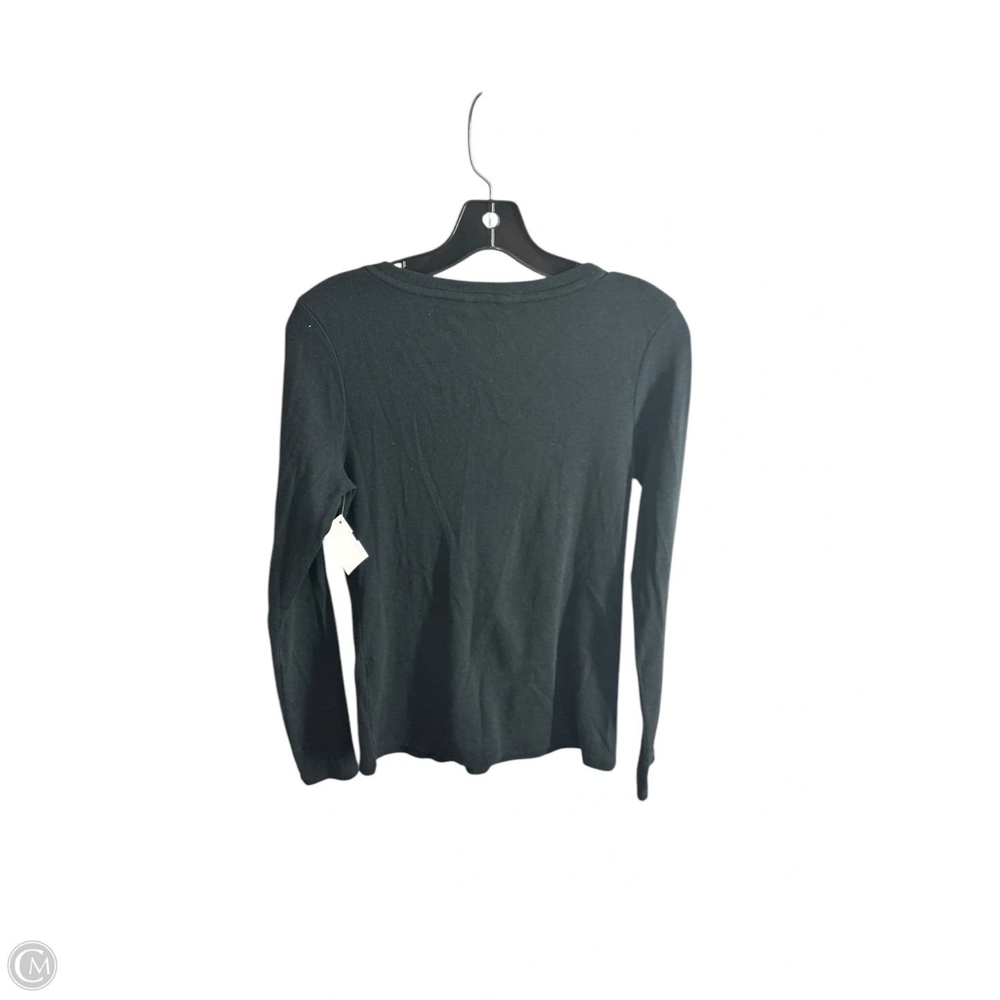 Top Long Sleeve Basic By Banana Republic In Black, Size: M