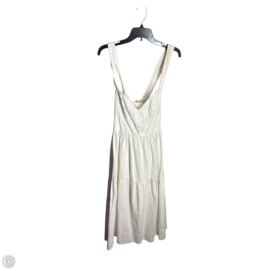 Dress Casual Maxi By Anthropologie In Cream, Size: Xl