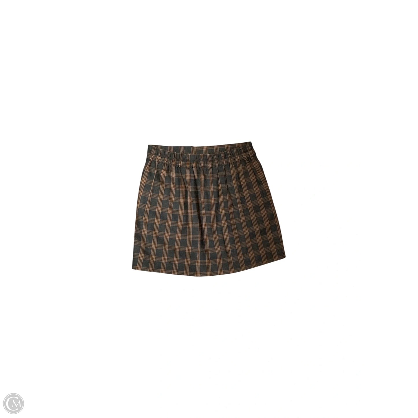 Skirt Midi By Madewell In Plaid Pattern, Size: L