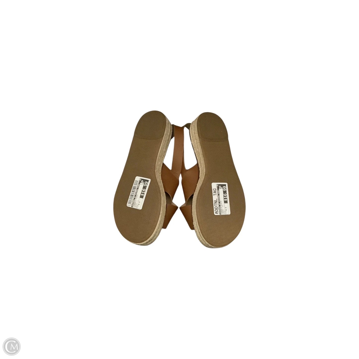 Sandals Flats By Michael By Michael Kors In Brown, Size: 8.5